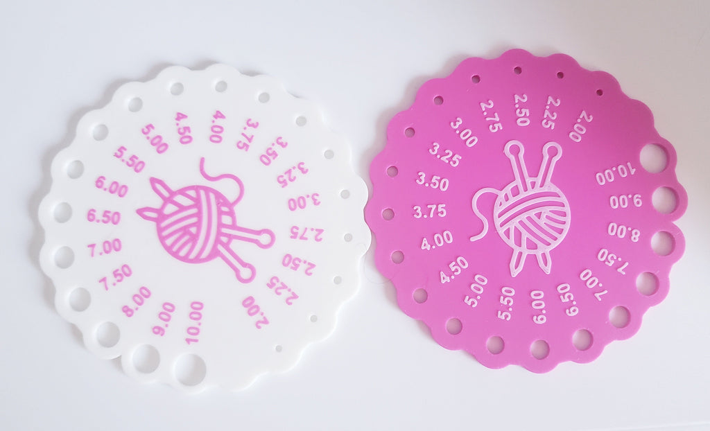 Knitting Needle Gauge 