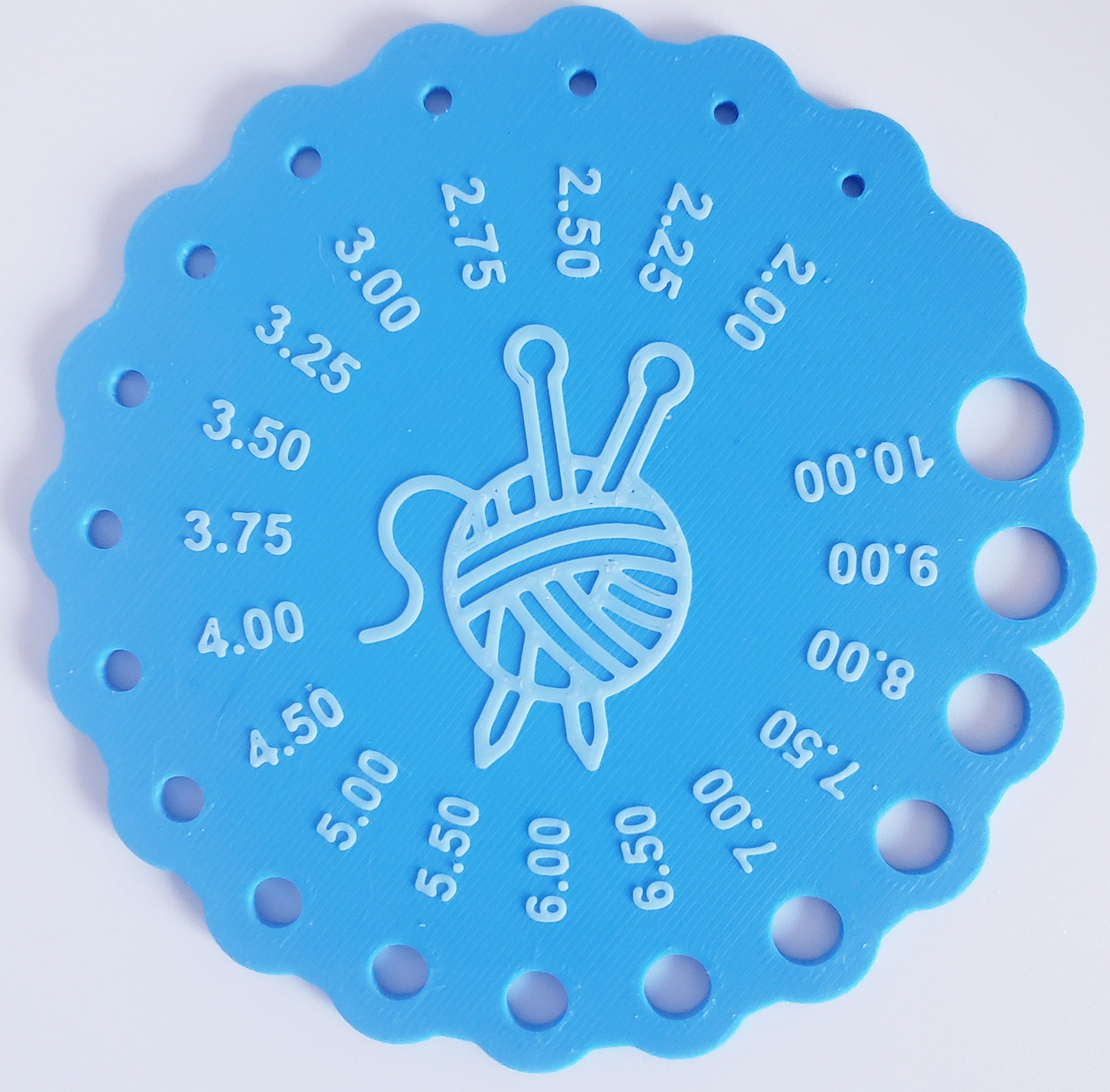 Knitting Needle Gauge 