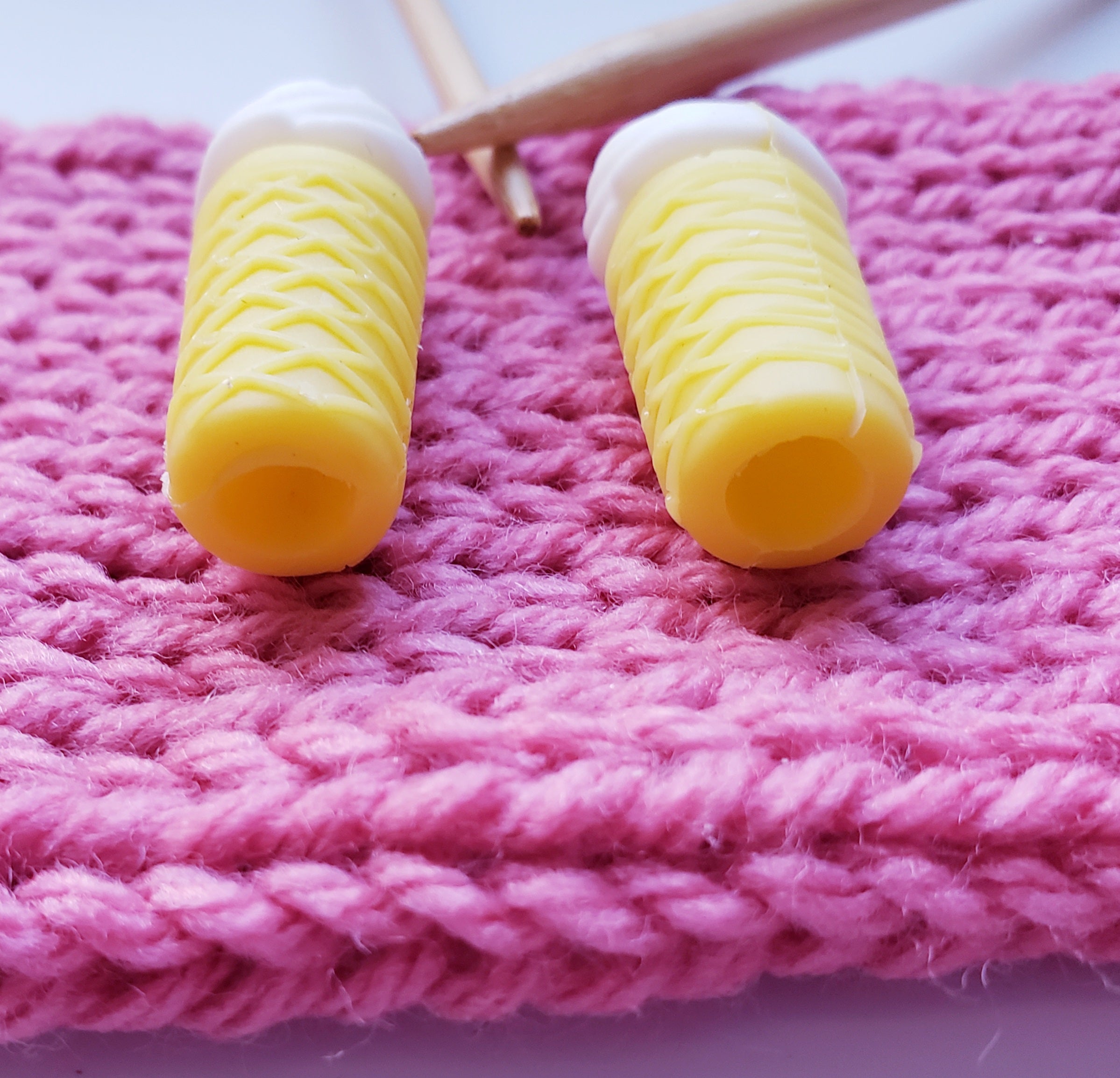 Ice Cream Cone Knitting Needle Point Protectors