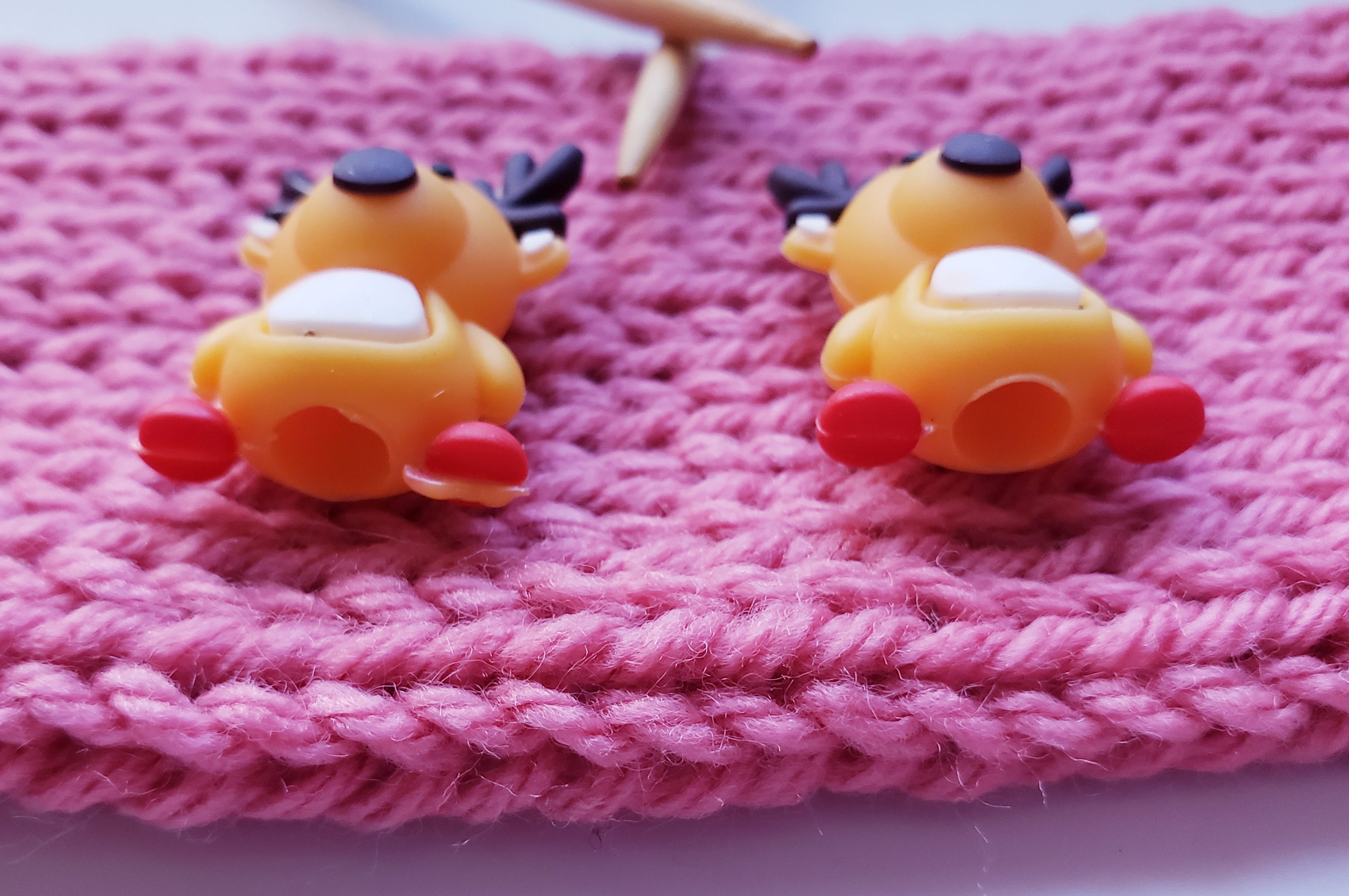 Reindeer Knitting Needle Point Protectors
