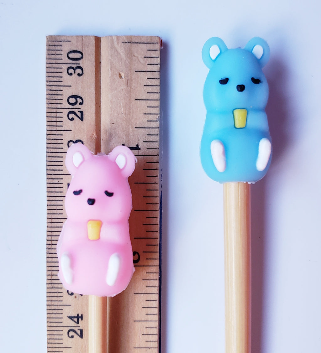Teddy Bear Knitting Needle Point Protectors