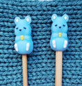 Teddy Bear Knitting Needle Point Protectors