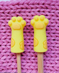 Cat Paws Knitting Needle Point Protectors