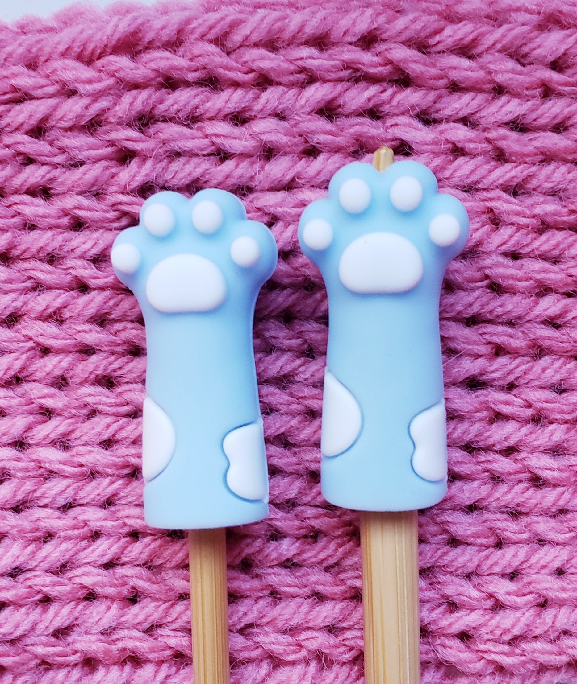 Cat Paws Knitting Needle Point Protectors