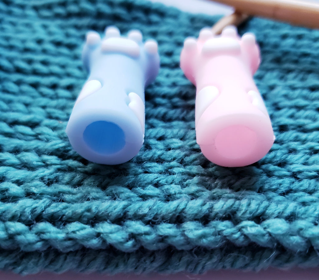 Cat Paws Knitting Needle Point Protectors