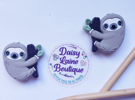 Sloth Knitting Needle Point Protectors