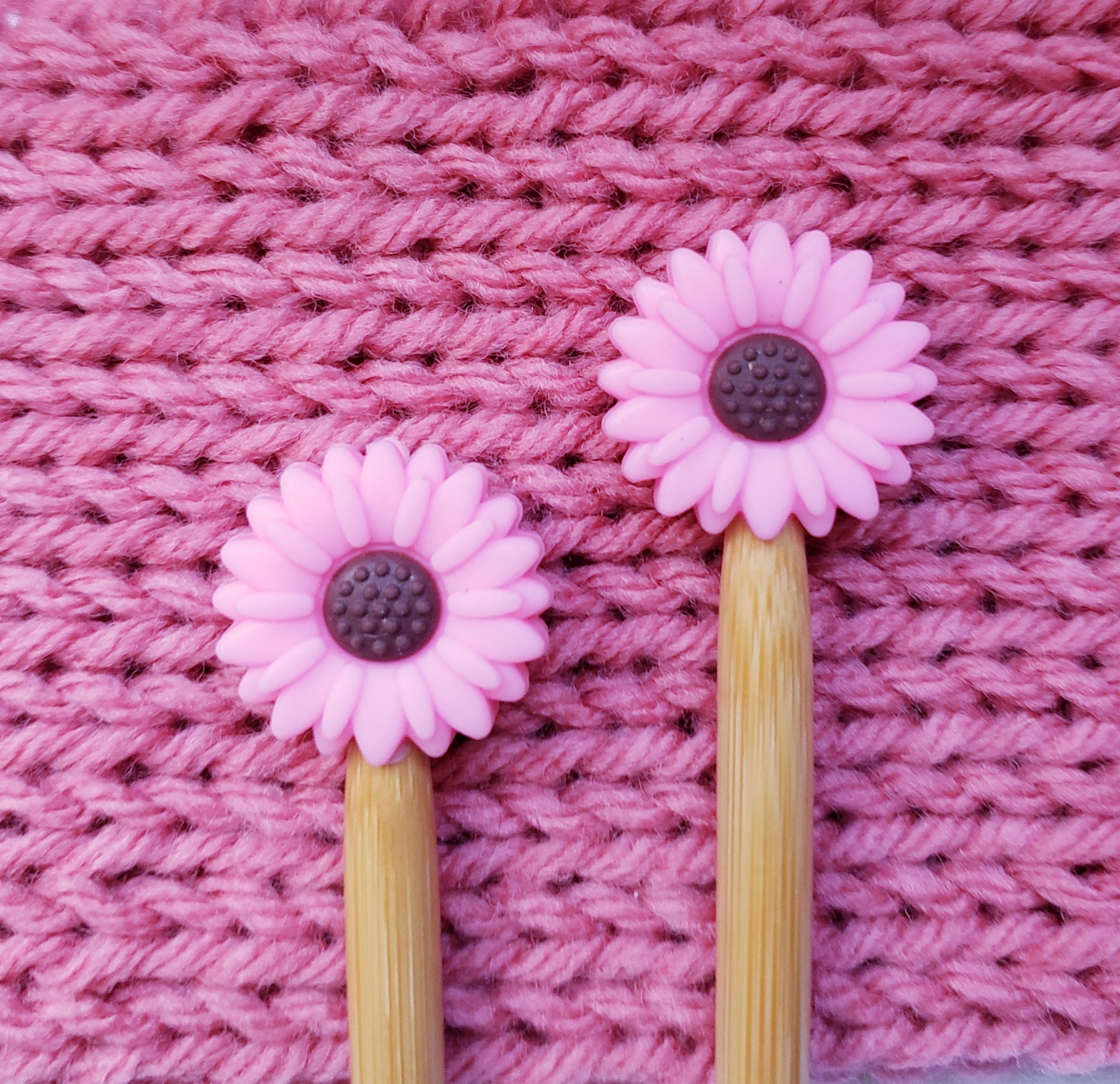 Sunflowers Knitting Needle Point Protectors