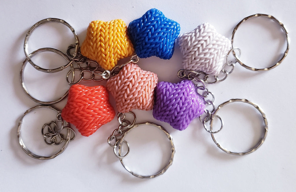 Knit Yarn Artist Keychain 