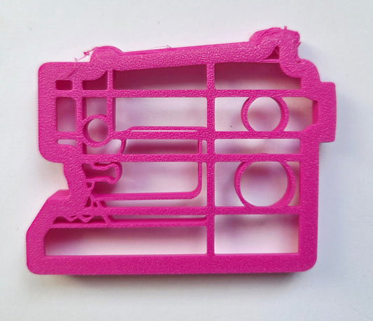 Sewing Machine Imprint Embosser Cookie Cutter - Dough Biscuit Cutters 3D Printed