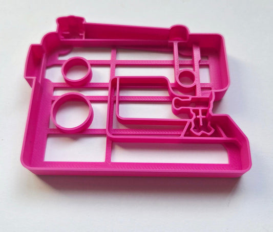 Sewing Machine Imprint Embosser Cookie Cutter - Dough Biscuit Cutters 3D Printed