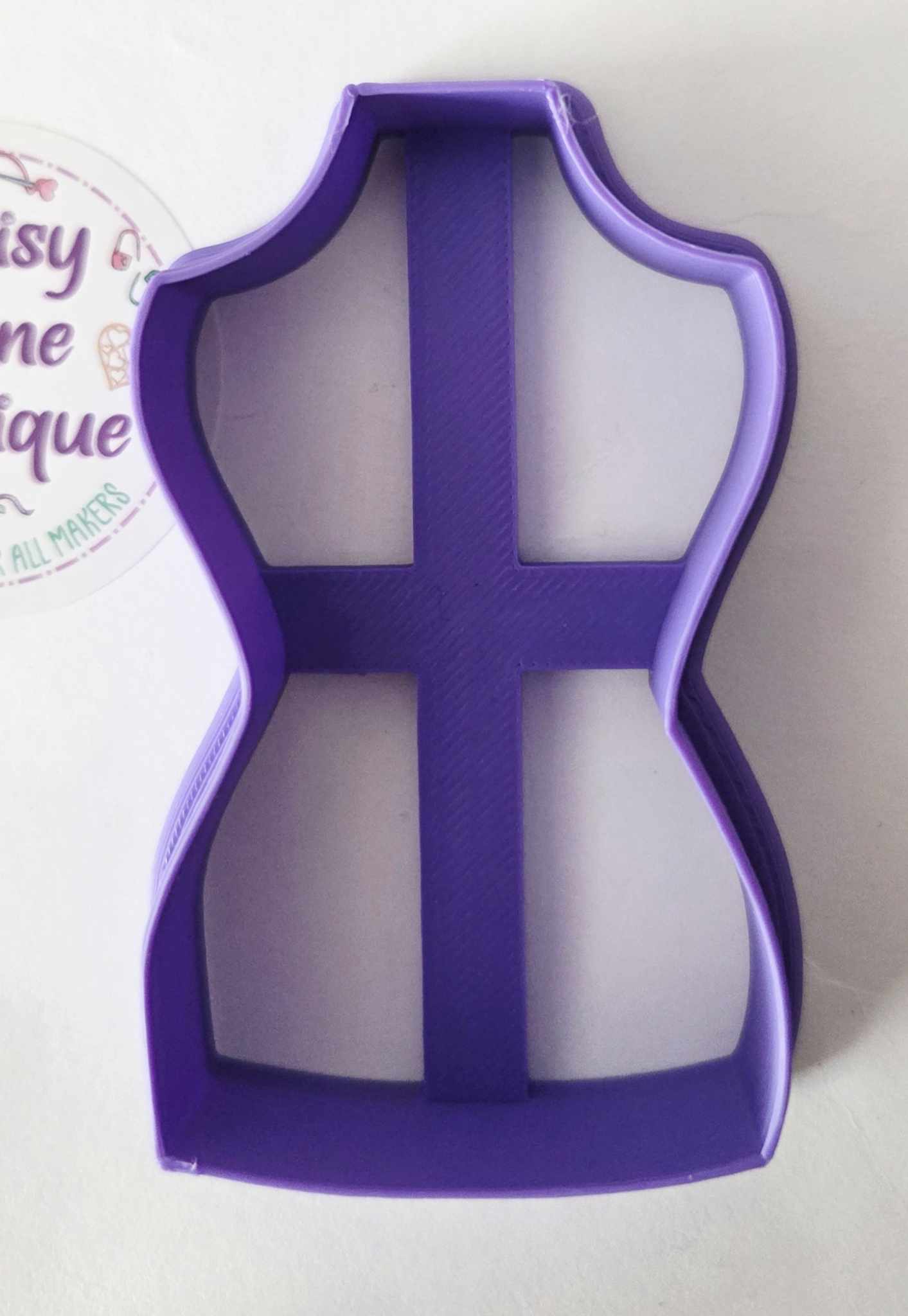 Sewing Dress Form Mannequin Cookie Cutter - Dough Biscuit Cutters 3D Printed