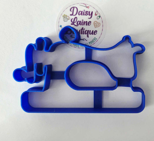 Hand Crank Sewing Machine Cookie Cutter