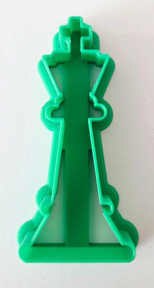 Chess Piece King Cookie Cutter - Dough Biscuit Cutters 3D Printed