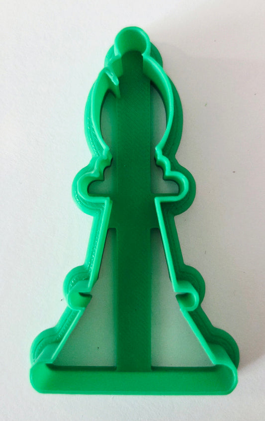 Chess Piece Bishop Cookie Cutter - Dough Biscuit Cutters 3D Printed