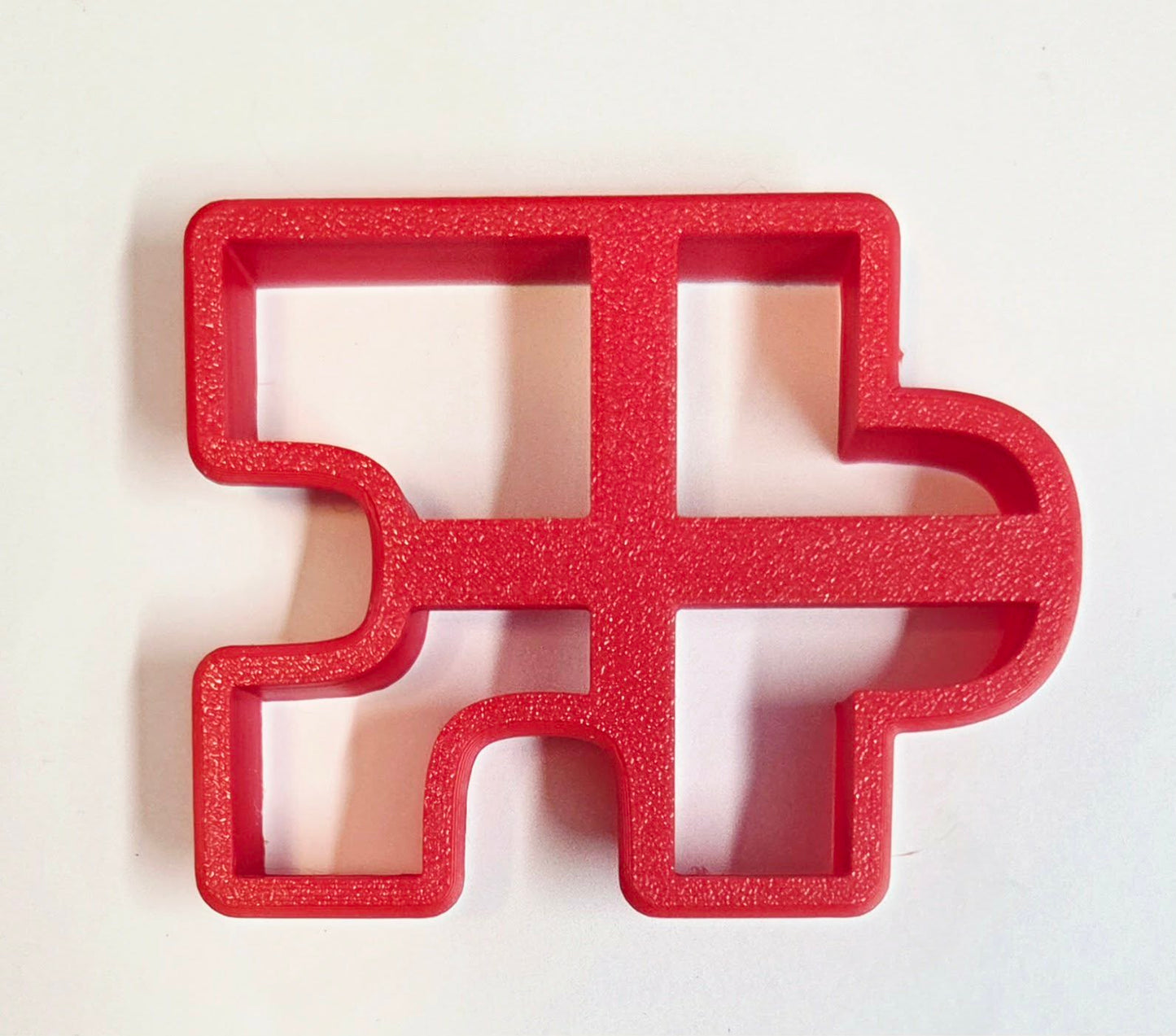 Outside Puzzle Piece 2 Cookie Cutter - Dough Biscuit Cutters 3D Printed