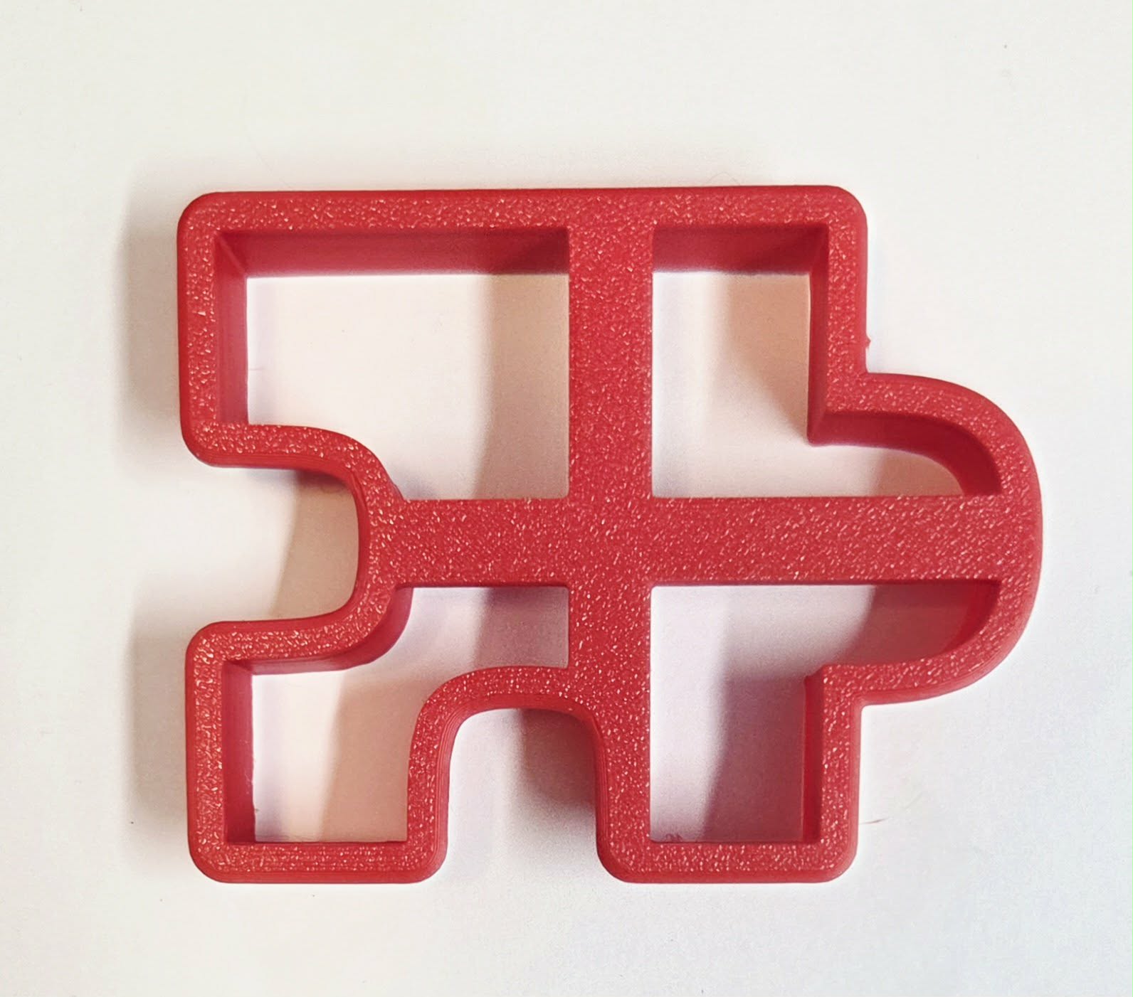 Outside Puzzle Piece 2 Cookie Cutter - Dough Biscuit Cutters 3D Printed
