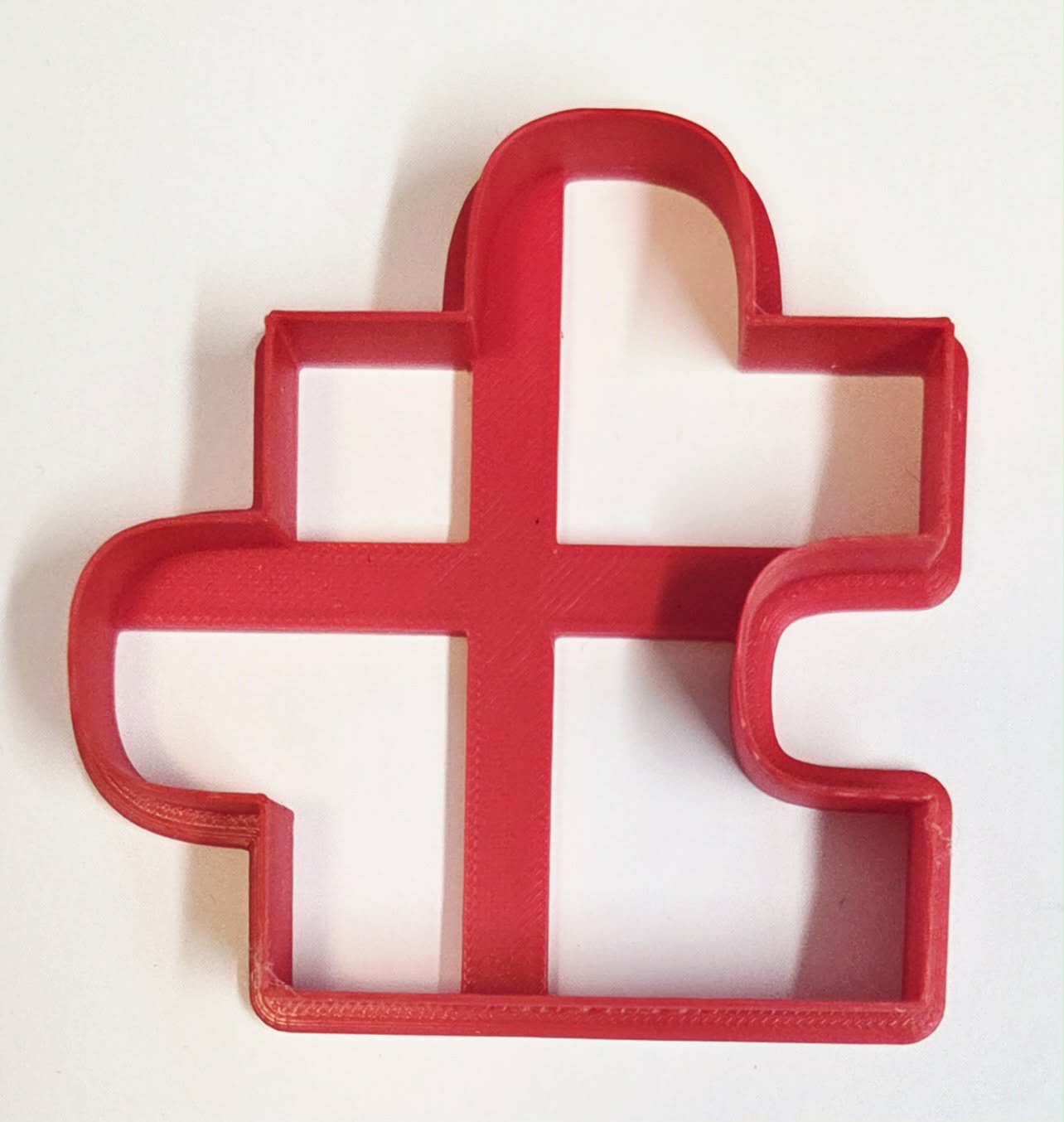 Outside Puzzle Piece 3 Cookie Cutter - Dough Biscuit Cutters 3D Printed