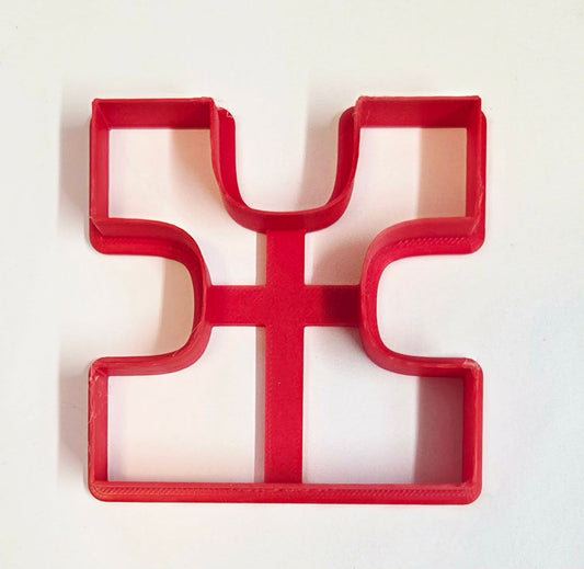 Outside Puzzle Piece 4 Cookie Cutter - Dough Biscuit Cutters 3D Printed