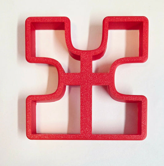 Outside Puzzle Piece 4 Cookie Cutter - Dough Biscuit Cutters 3D Printed