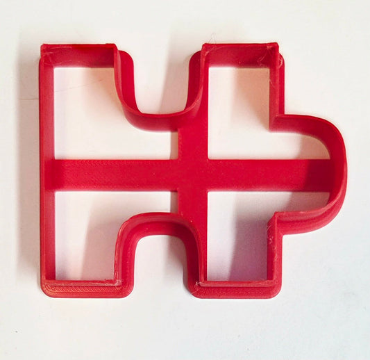 Outside Puzzle Piece 5 Cookie Cutter - Dough Biscuit Cutters 3D Printed