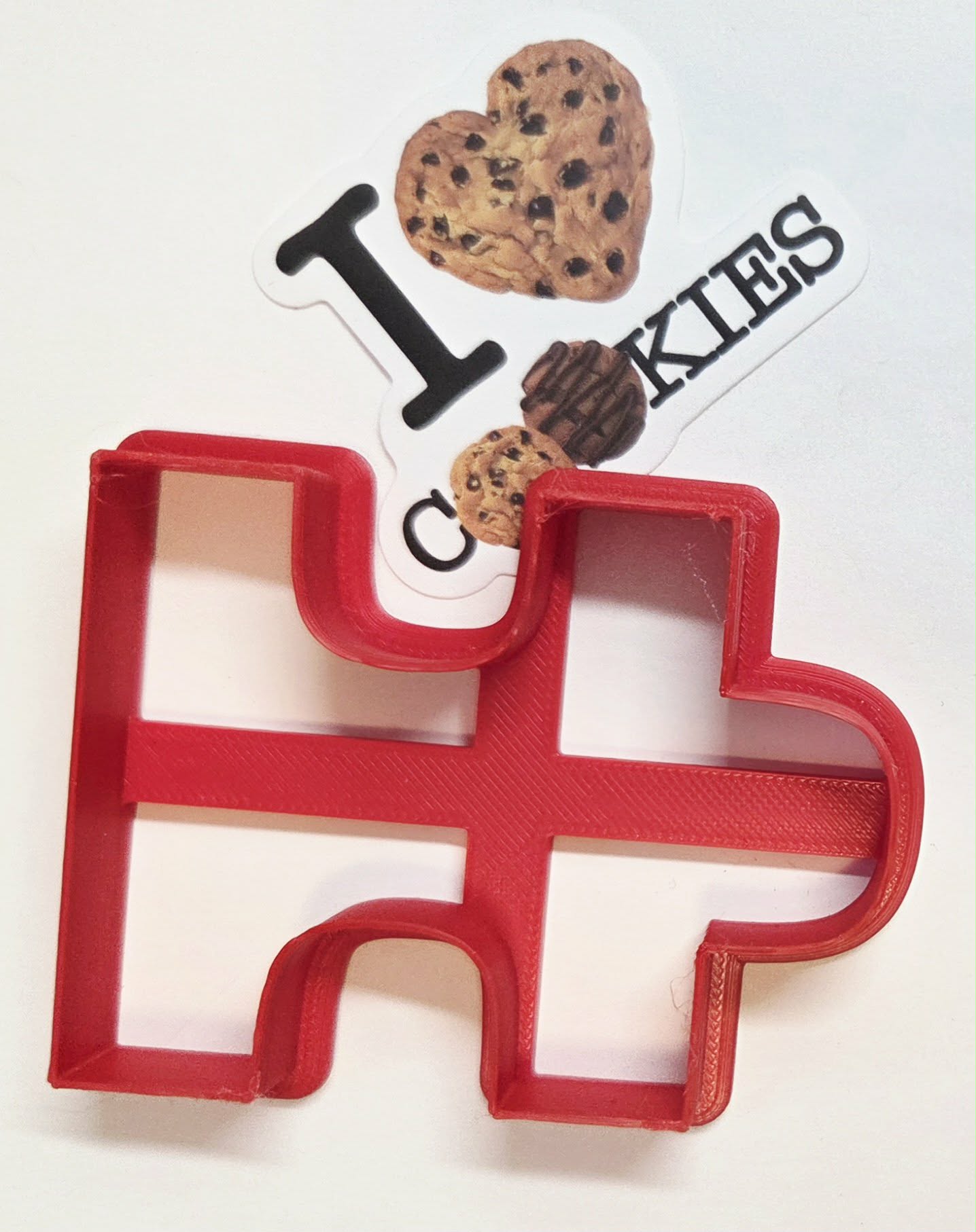 Outside Puzzle Piece 5 Cookie Cutter - Dough Biscuit Cutters 3D Printed