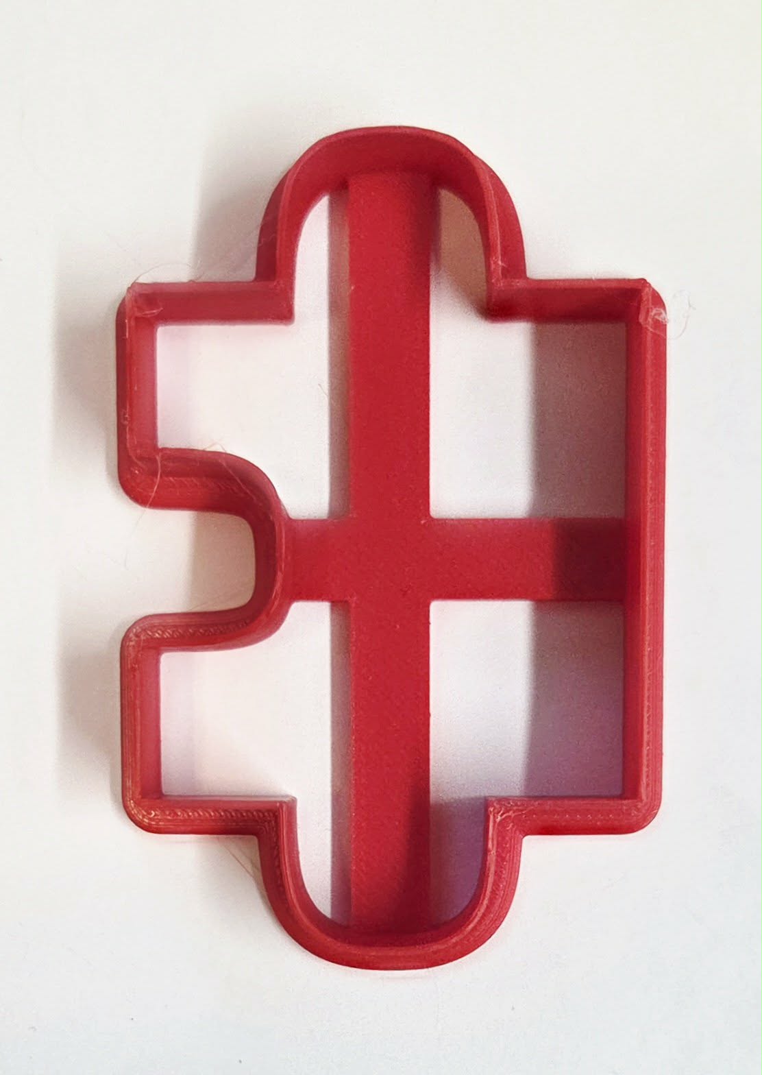 Outside Puzzle Piece 7 Cookie Cutter - Dough Biscuit Cutters 3D Printed