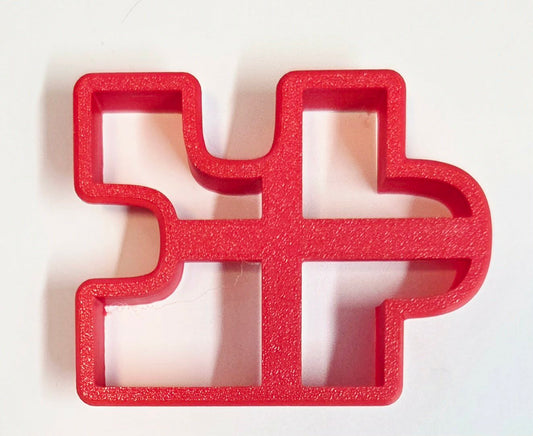 Outside Puzzle Piece 8 Cookie Cutter - Dough Biscuit Cutters 3D Printed