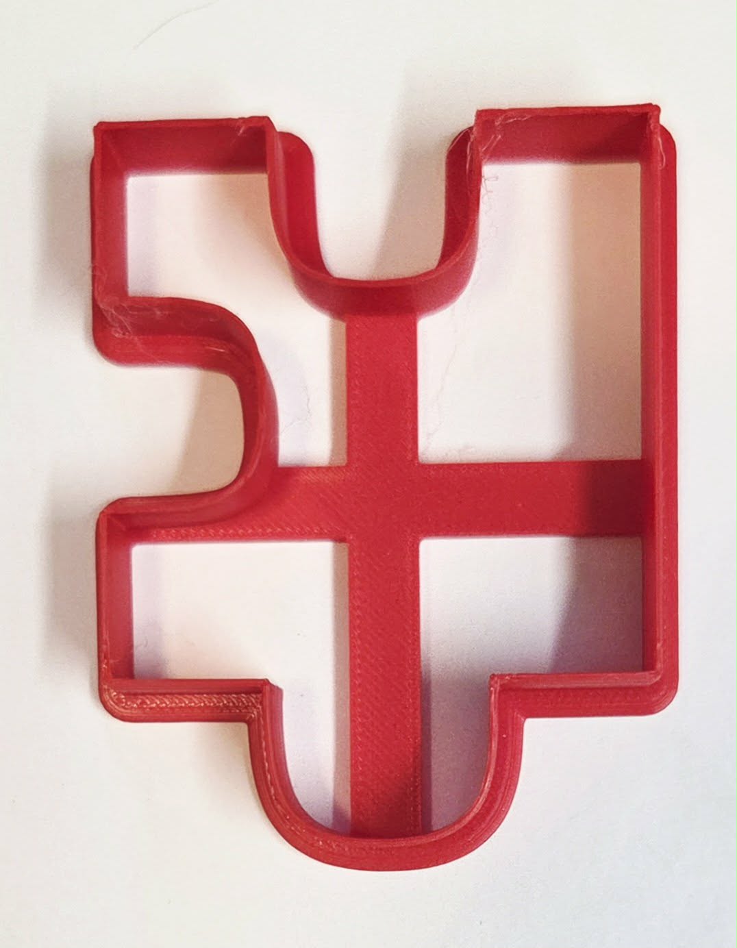 Outside Puzzle Piece 8 Cookie Cutter - Dough Biscuit Cutters 3D Printed