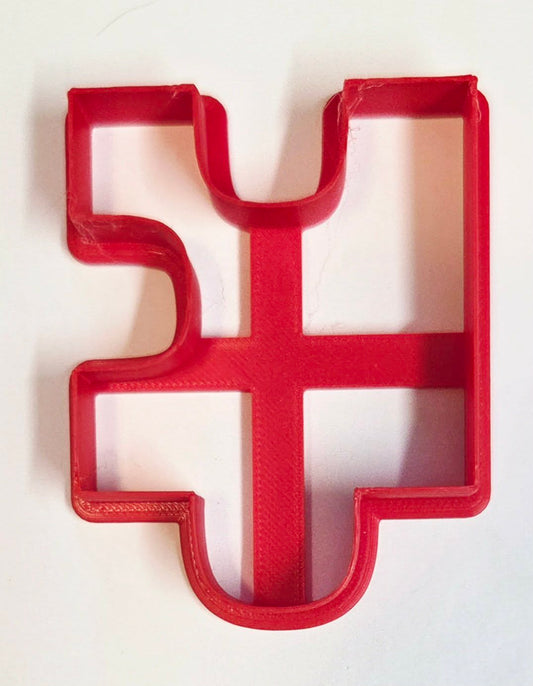 Outside Puzzle Piece 8 Cookie Cutter - Dough Biscuit Cutters 3D Printed