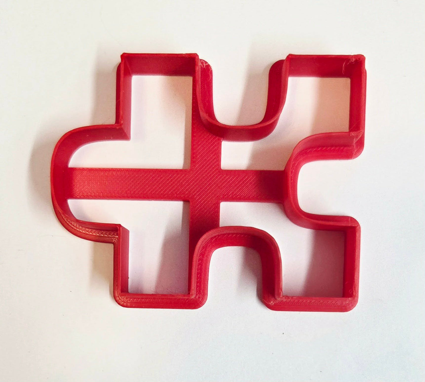 Inside Puzzle Piece 1 Cookie Cutter - Dough Biscuit Cutters 3D Printed