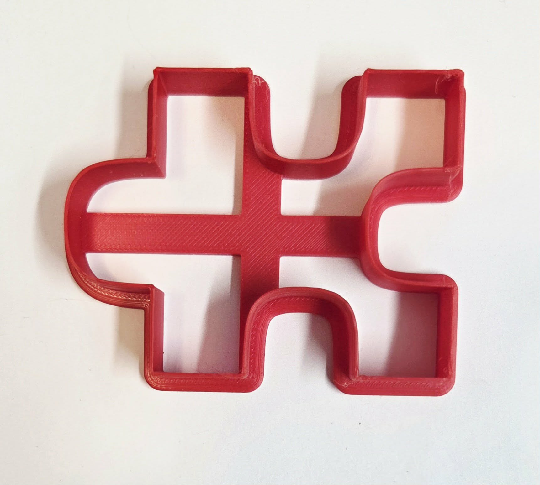 Inside Puzzle Piece 1 Cookie Cutter - Dough Biscuit Cutters 3D Printed
