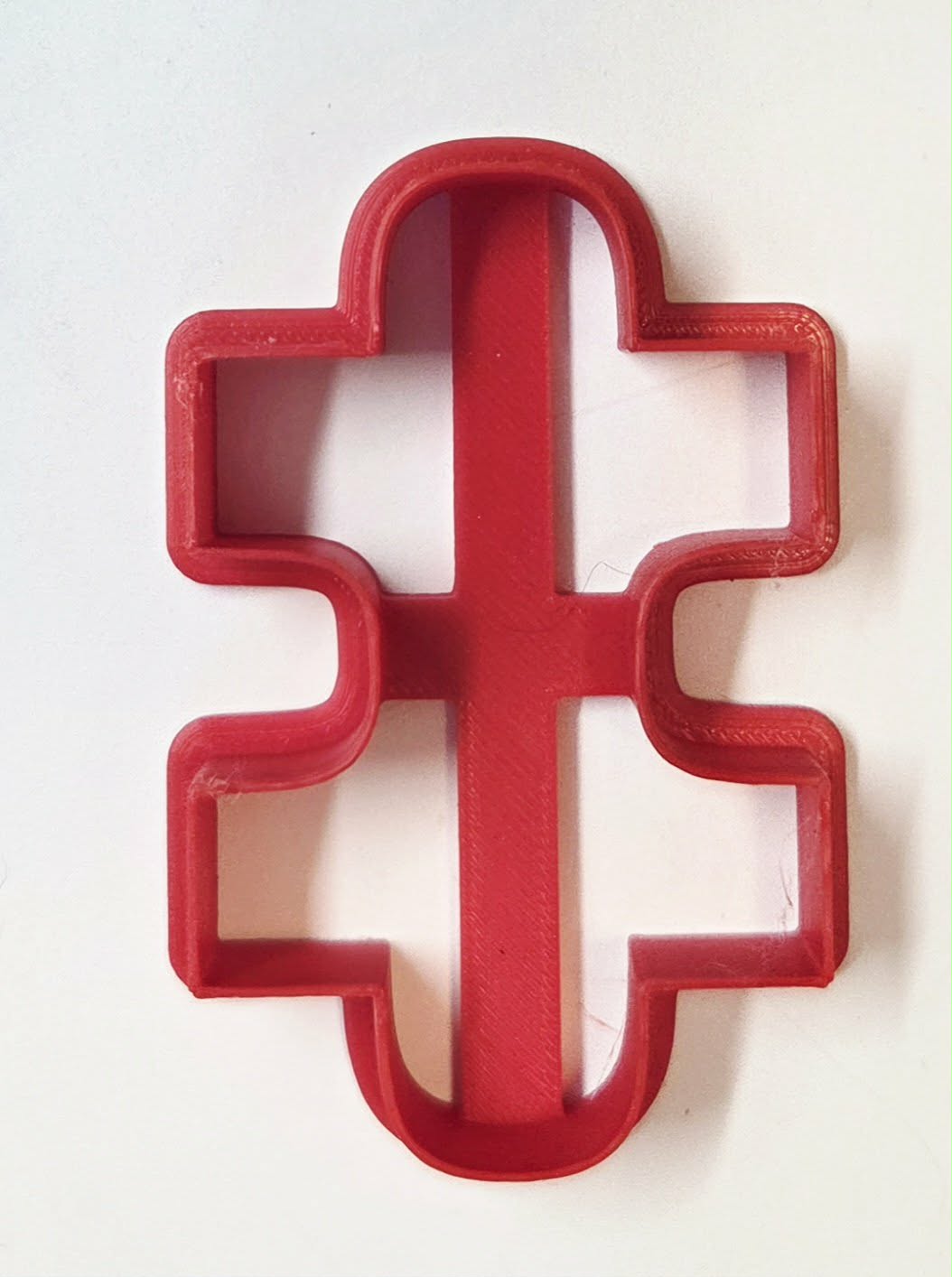 Inside Puzzle Piece 2 Cookie Cutter - Dough Biscuit Cutters 3D Printed