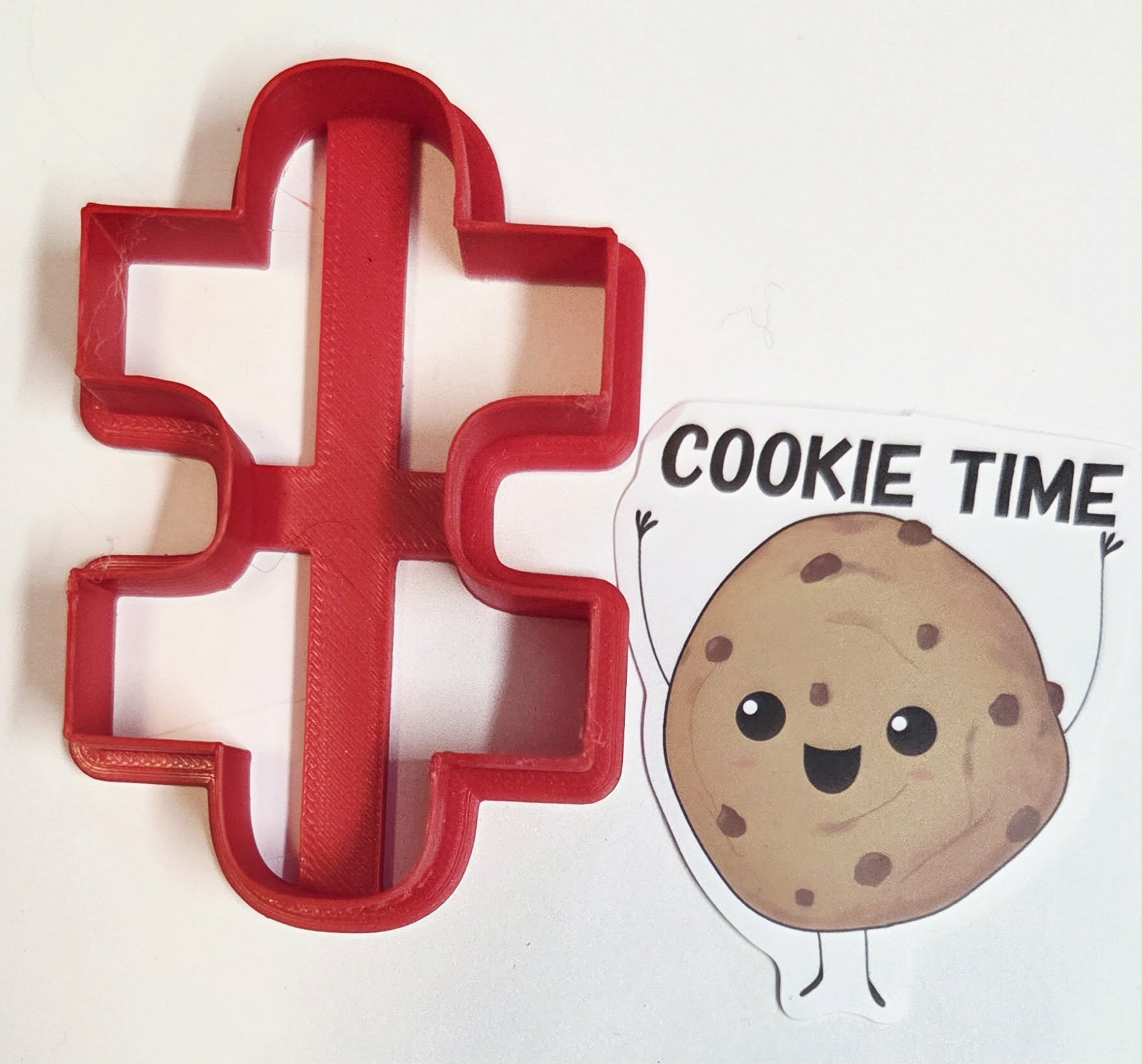 Inside Puzzle Piece 2 Cookie Cutter - Dough Biscuit Cutters 3D Printed