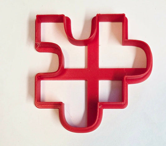 Inside Puzzle Piece 3 Cookie Cutter - Dough Biscuit Cutters 3D Printed