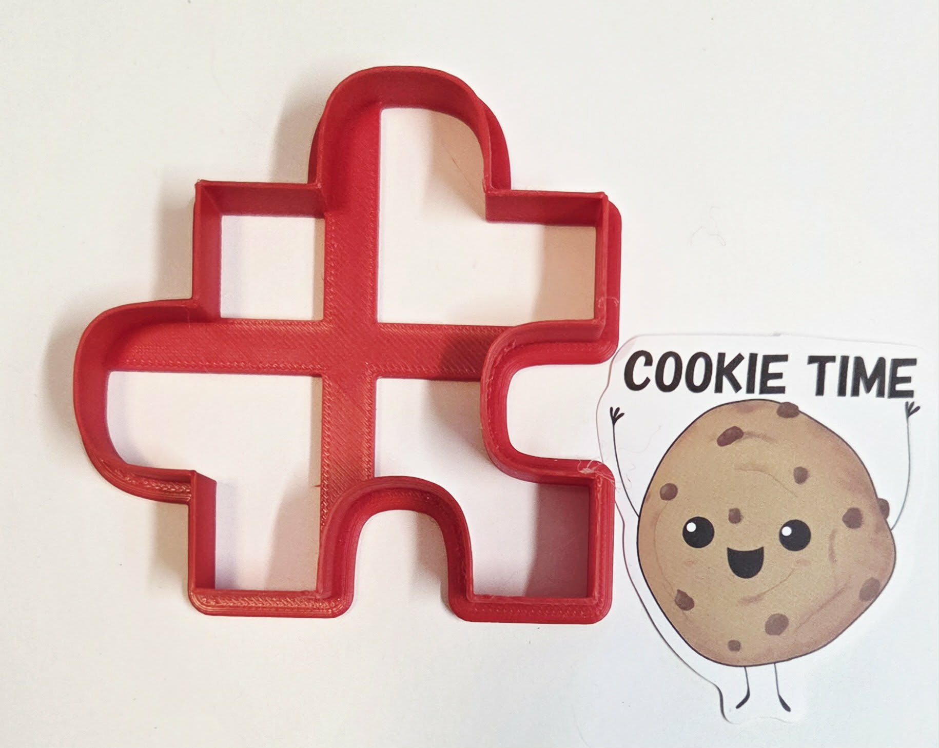 Inside Puzzle Piece 3 Cookie Cutter - Dough Biscuit Cutters 3D Printed