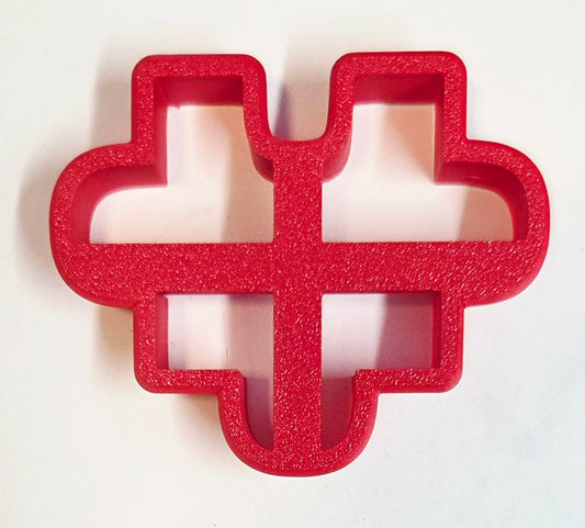 Inside Puzzle Piece 4 Cookie Cutter - Dough Biscuit Cutters 3D Printed