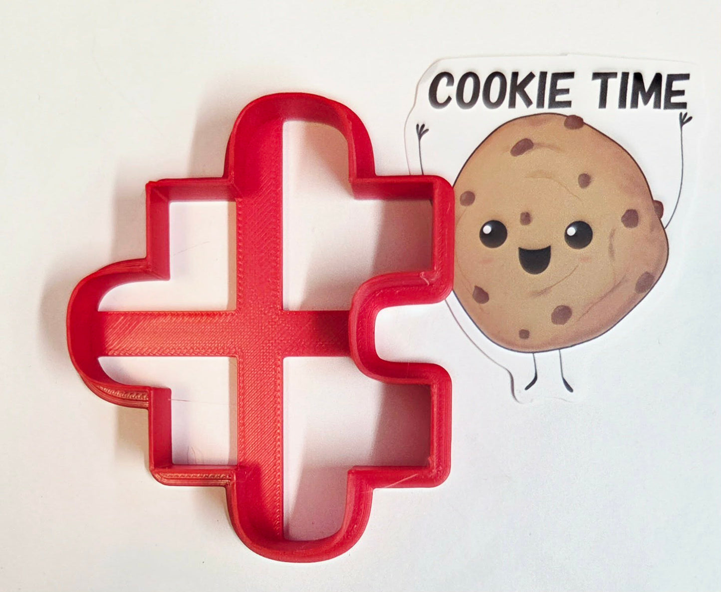 Inside Puzzle Piece 4 Cookie Cutter - Dough Biscuit Cutters 3D Printed
