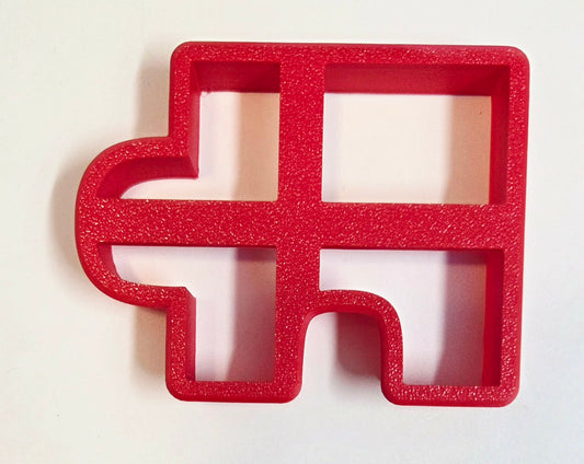 Corner Puzzle Piece 3 Cookie Cutter - Dough Biscuit Cutters 3D Printed