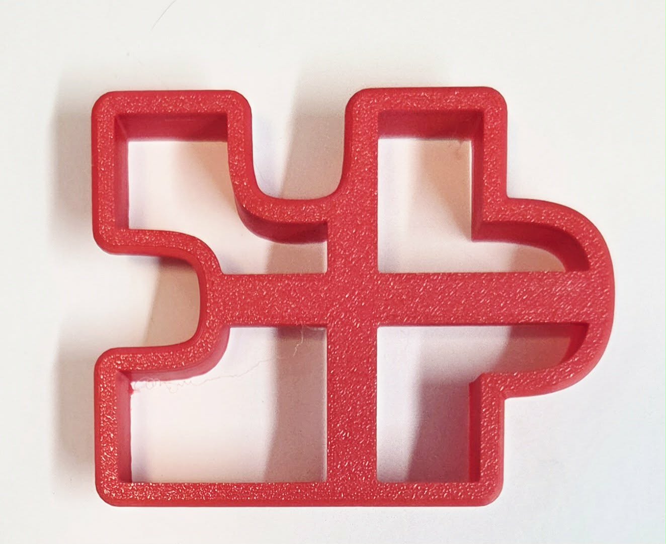 Corner Puzzle Piece 3 Cookie Cutter - Dough Biscuit Cutters 3D Printed