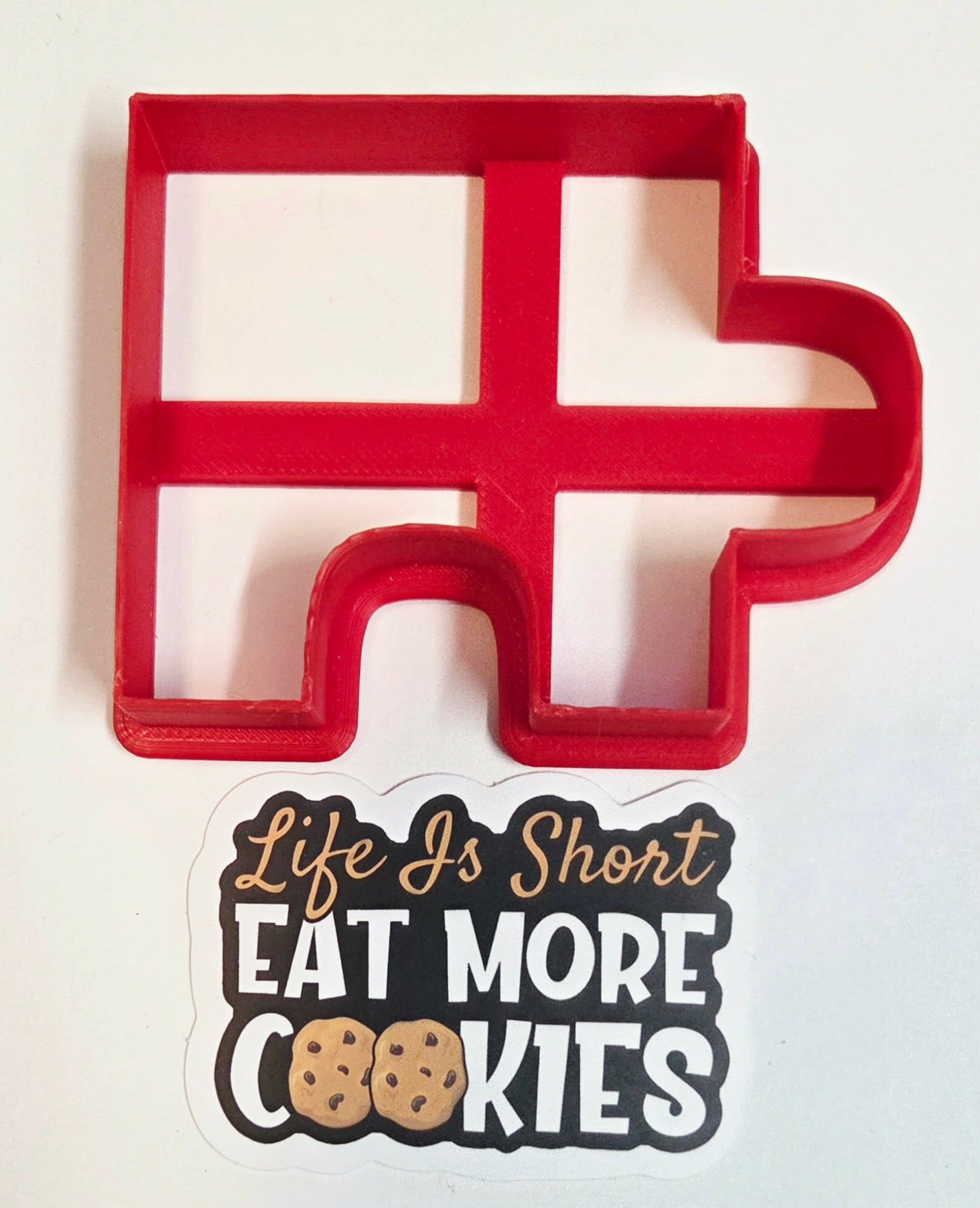 Corner Puzzle Piece 2 Cookie Cutter - Dough Biscuit Cutters 3D Printed