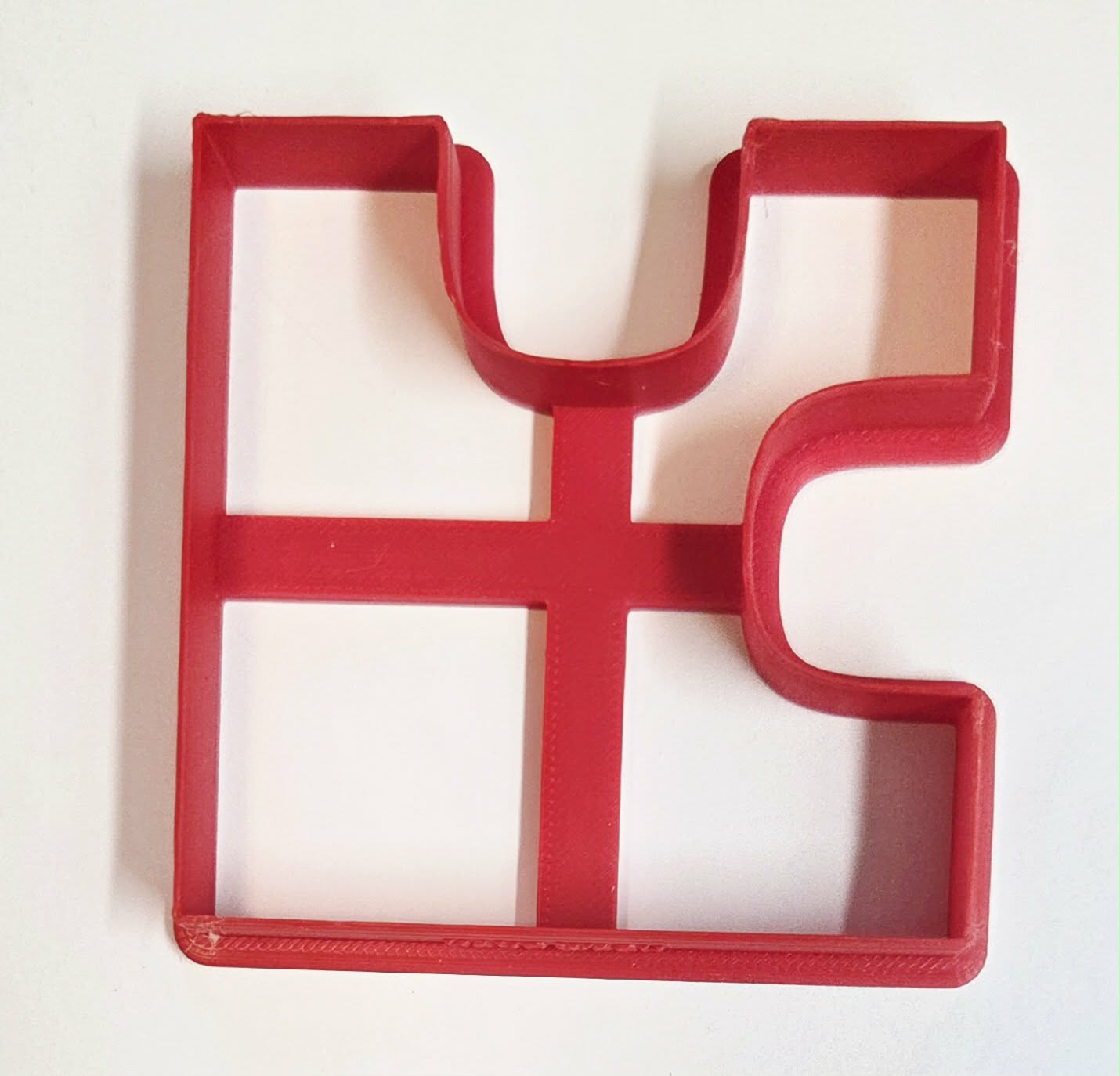 Corner Puzzle Piece 1 Cookie Cutter - Dough Biscuit Cutters 3D Printed