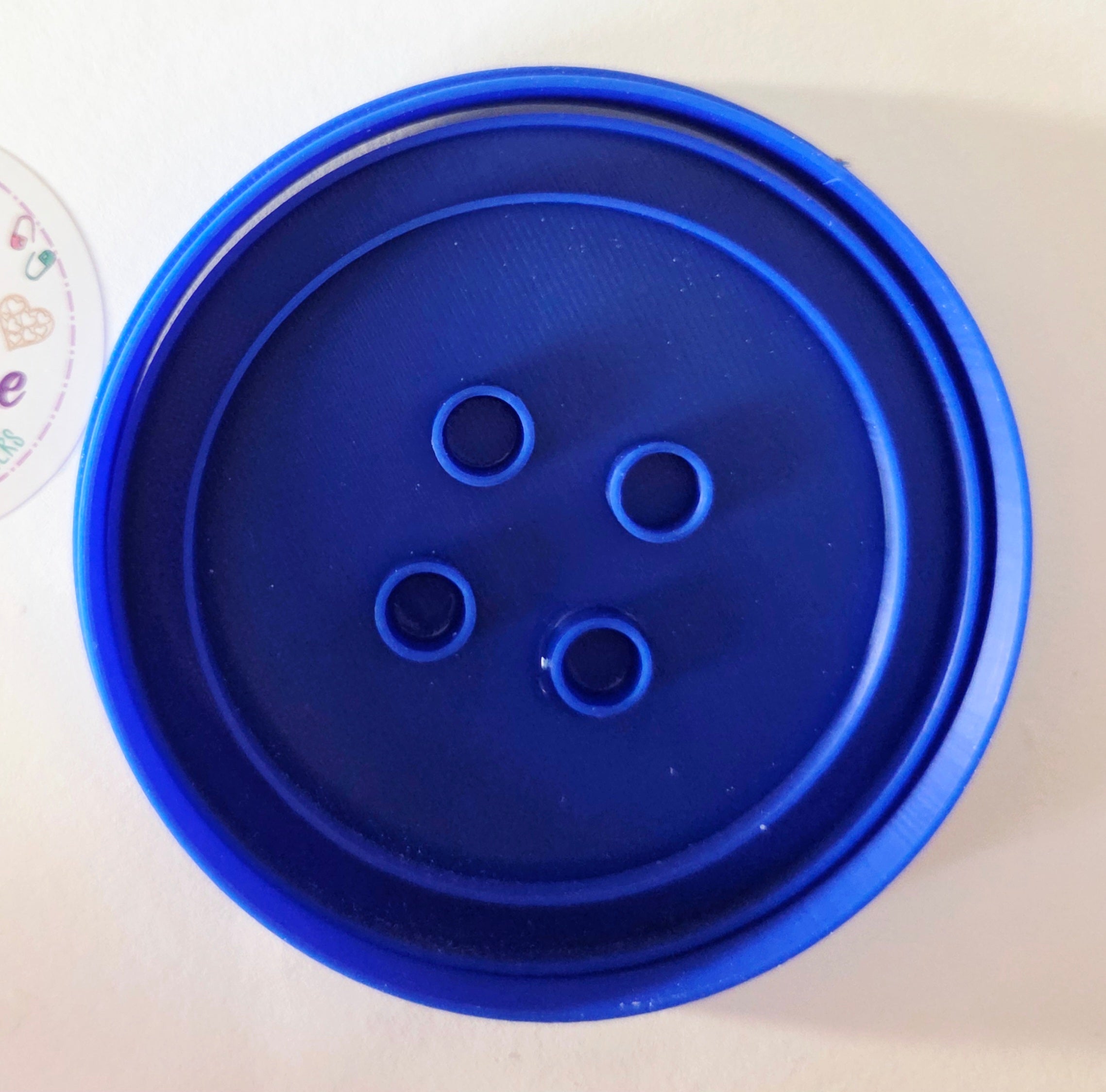 Button Small Hole Cookie Cutter & Stamp Set