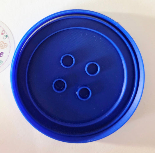 Button Small Hole Cookie Cutter & Stamp Set - Dough Biscuit Cutters 3D Printed