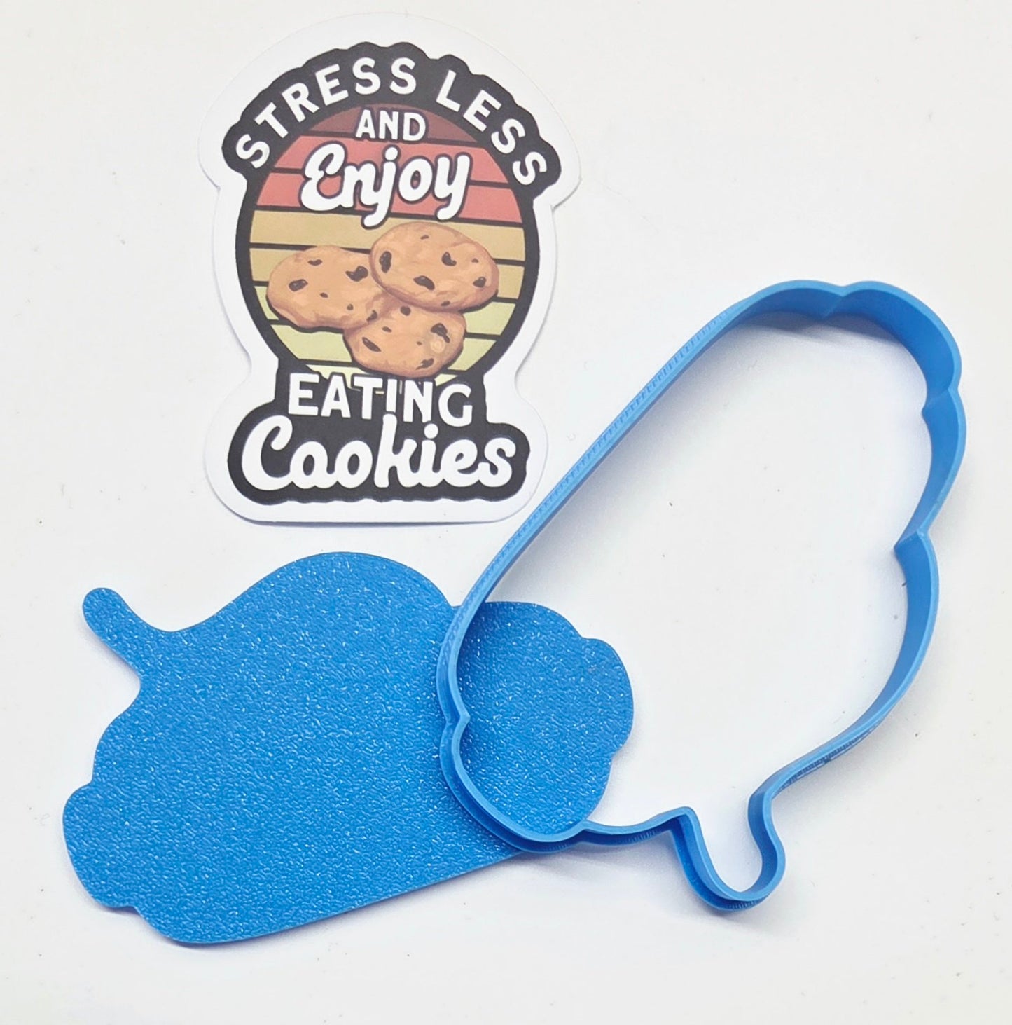 Thread Cone Spool Sew Quilt Stitch Embroidery Cookie Cutter & Stamp Set - Dough Biscuit Cutters 3D Printed