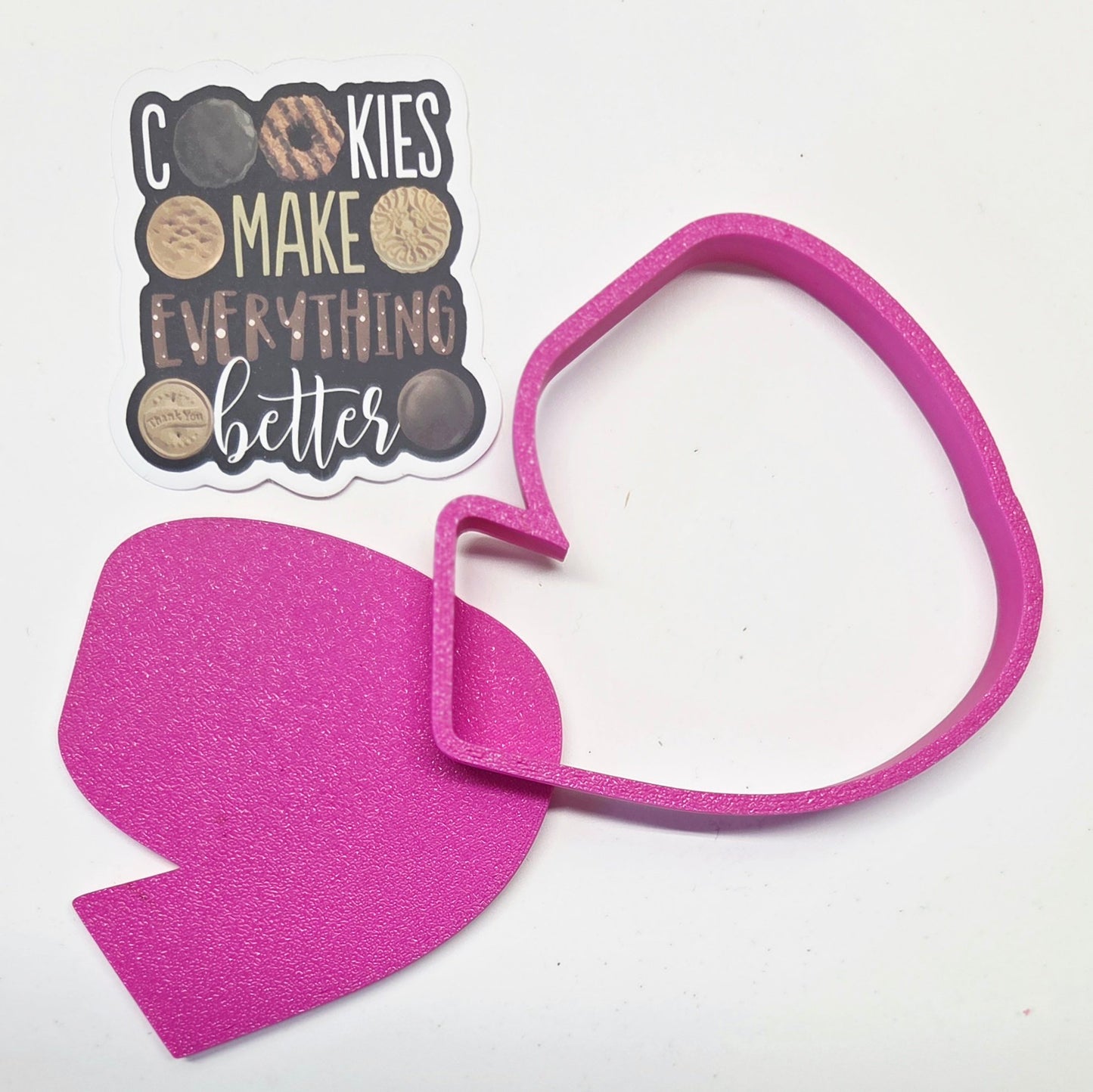 Tape Measure Sew Quilt Cookie Cutter & Stamp Set - Dough Biscuit Cutters 3D Printed
