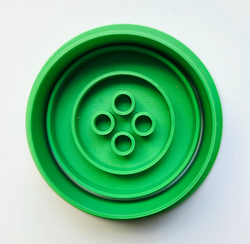 Button Round Cookie Cutter & Stamp Set