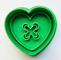 Button Heart Cookie Cutter & Stamp Set
