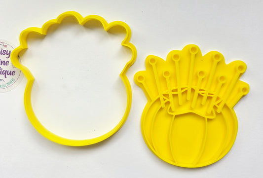 Pin Cushion Sewing Quilting Cookie Cutter & Stamp Set - Dough Biscuit Cutters 3D Printed