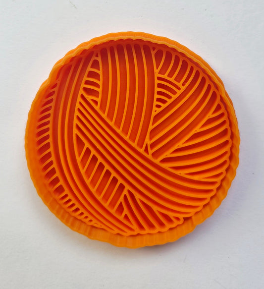 Yarn Ball Cookie Cutter & Stamp Set