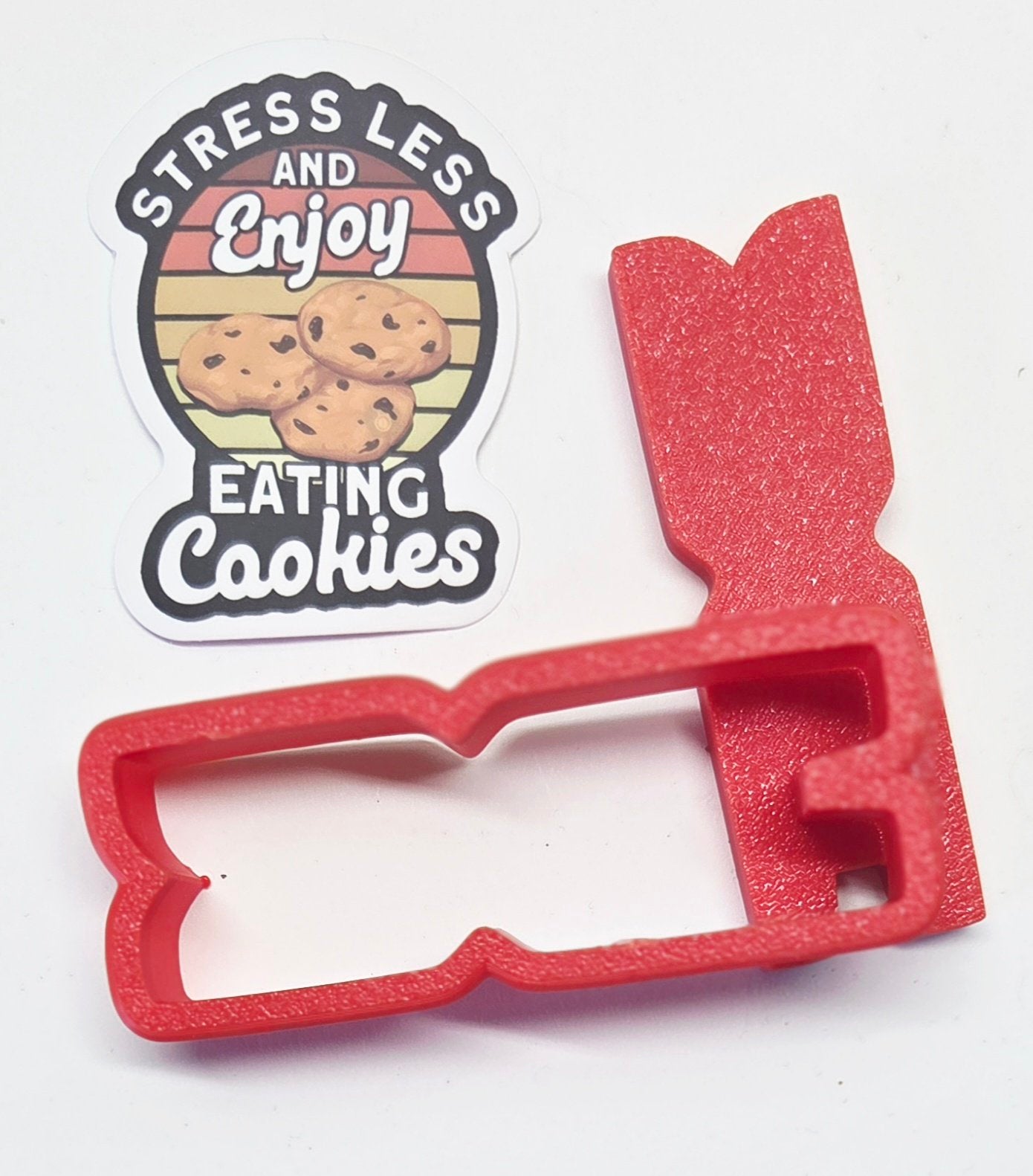 Clothes Pin Clothespin Cookie Cutter & Stamp Set - Dough Biscuit Cutters 3D Printed